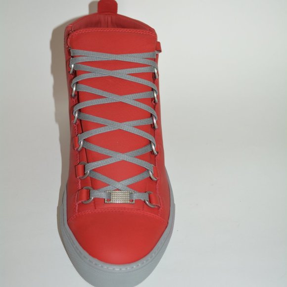 NEW BALENCIAGA HITOP LEATHER SNEAKERS US 6 EU 39 MENS - Picture 7 of 9